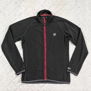 Musto Jacket Womens 10 Gray Fleece Full Zip Mid Layer Outdoor Performance Cozy